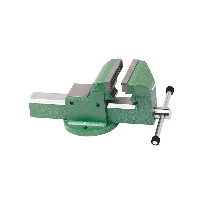 foto del prodotto morsa da banco fervi 0591 100 con cuscinetto su vite e ganascia stringitubo ganascia 100 mm, larghezza ganascia 100 mm
