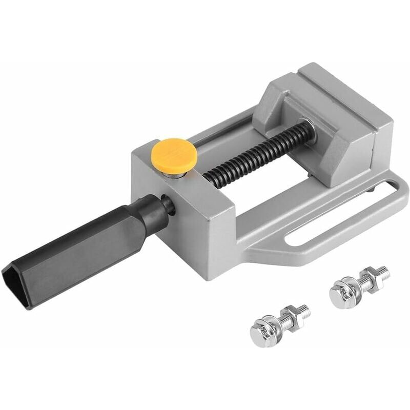 foto del prodotto morsa da trapano in lega di alluminio, utensile da intaglio fisso, set da banco per gioielli e artigianato