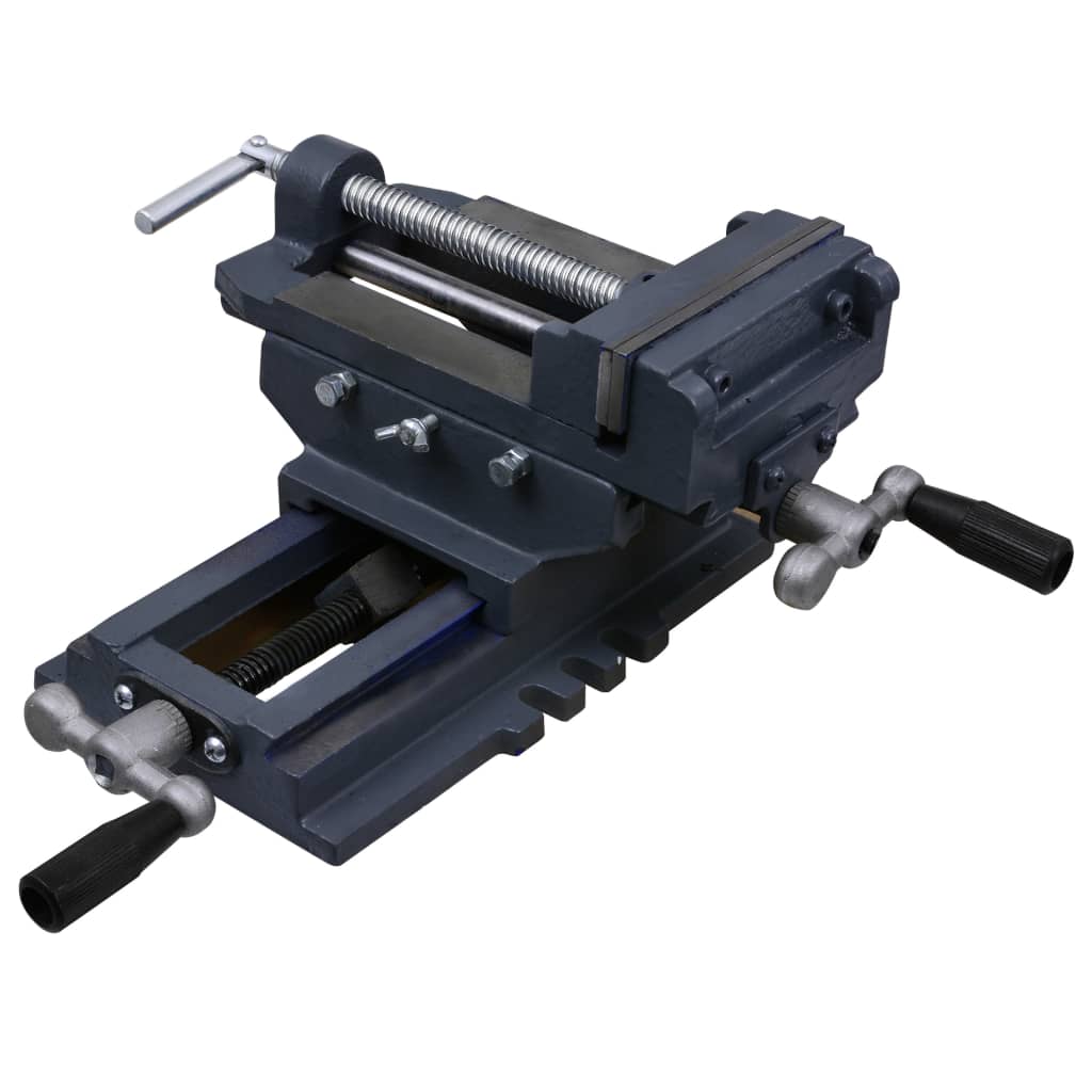 foto del prodotto morsa manuale a slitta trasversale per trapano a colonna 127 mm cod mxl 58295