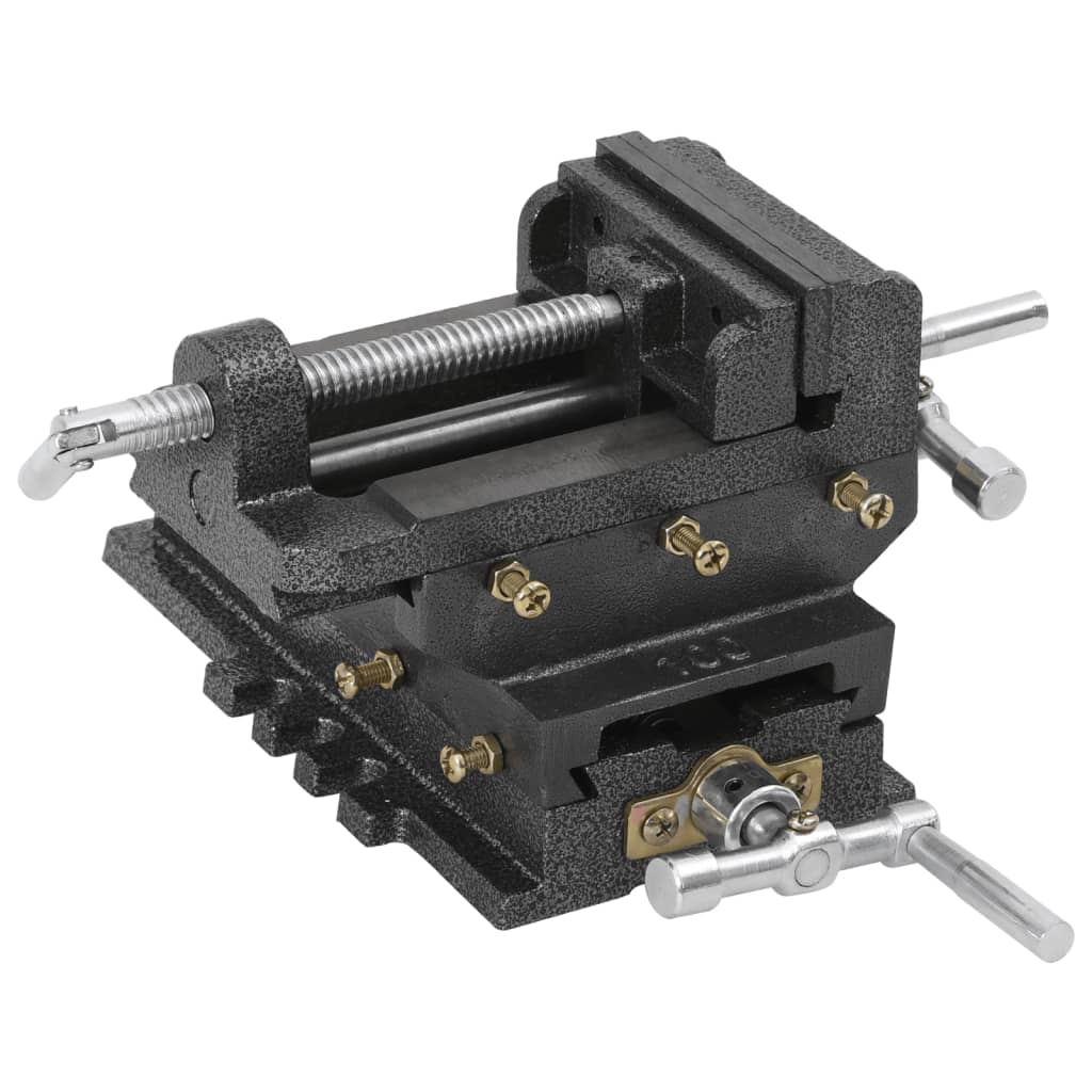 foto del prodotto morsa manuale con slitta trasversale per trapano a colonna 78mm