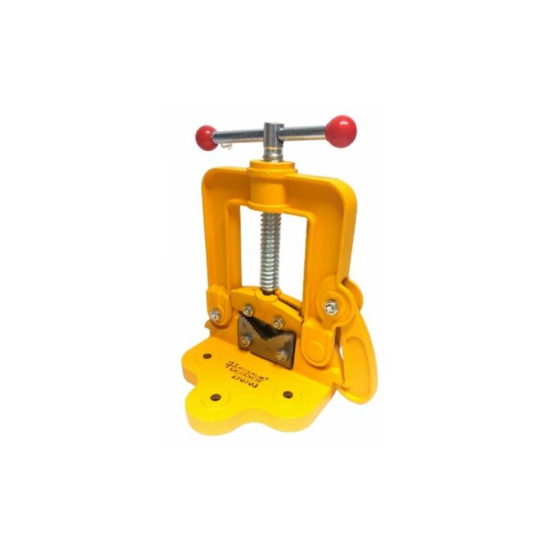 foto del prodotto morsa per tubi da banco reversibile tubo acciaio 2 con idraulica morsetta