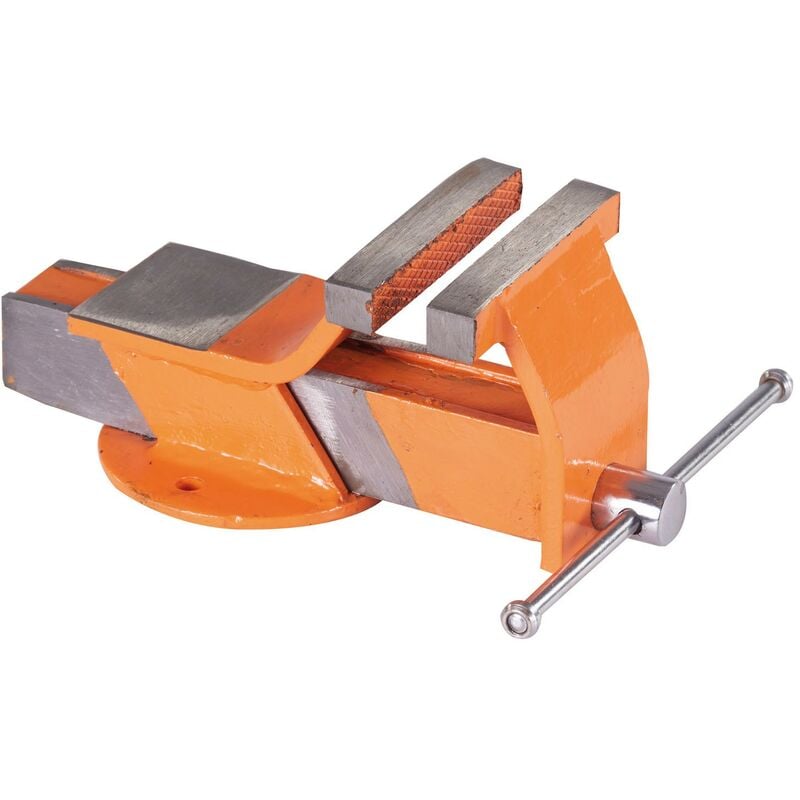foto del prodotto morsa professionale da banco in acciaio a base fissa brixo maciste 4.5 kg