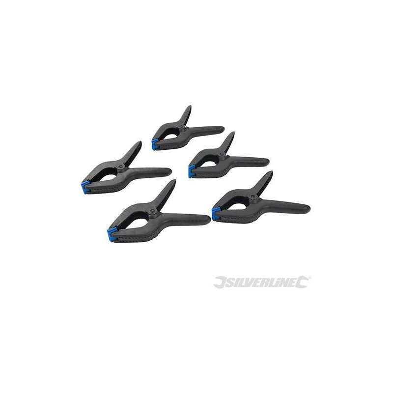 foto del prodotto morsetti a molla 5 p.zi lunghezza 170 mm capacità di morsa 70 mm