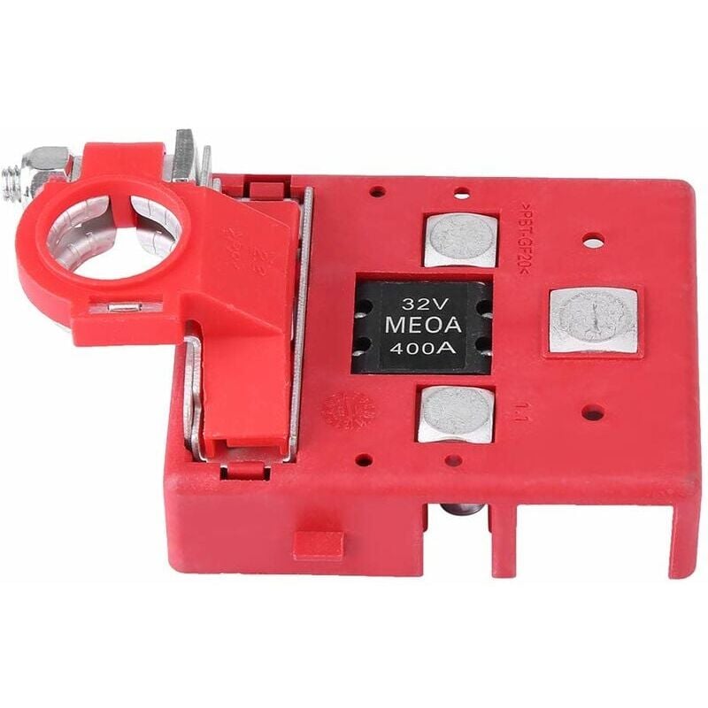 foto del prodotto morsetti per batteria a sgancio rapido, terminali di distribuzione della batteria con fusibile a sgancio rapido per roulotte 32 v 400 a, connettori