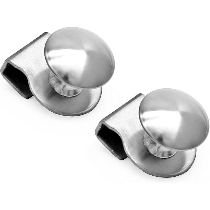 foto del prodotto morsetti per porte in vetro in acciaio inossidabile da 2 pezzi per vetri da 5 8 mm, morsetti per maniglie di porte in vetro, nessuna perforazione