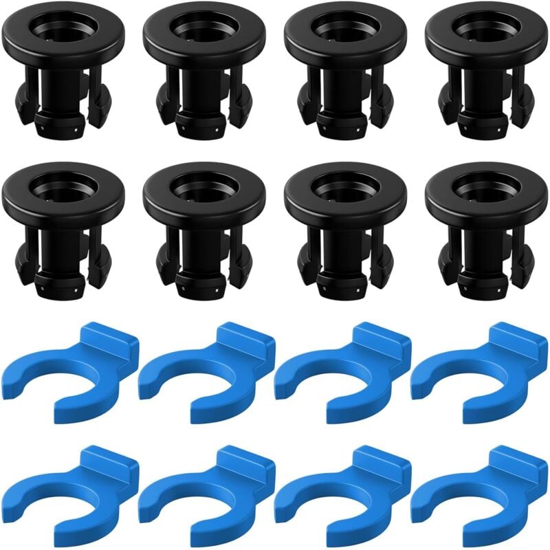 foto del prodotto morsetti per tubi bowden e 8 morsetti per tubi flessibili per stampante 3d creality micro swiss all metal hot end nero blu
