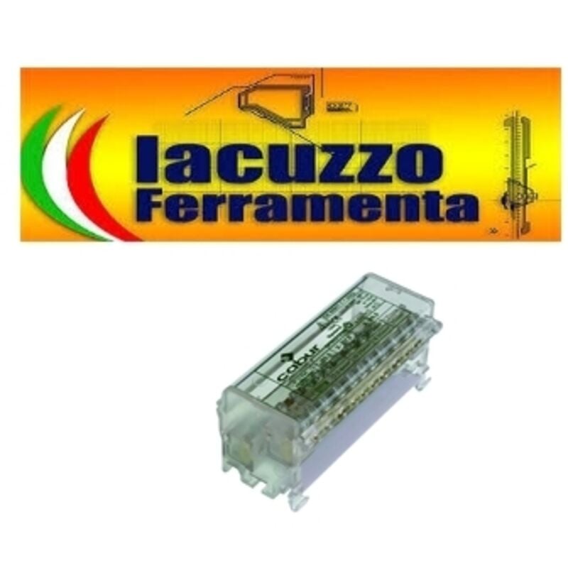 foto del prodotto morsettiera bipolare cabur 125a 15 fori filo elettrico cavo unipolare fino 35 mm