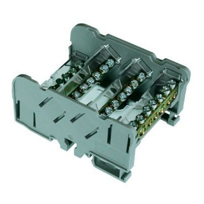 foto del prodotto morsettiera quadripolare 4p 100a 7f, per quadri cbrqblok4100