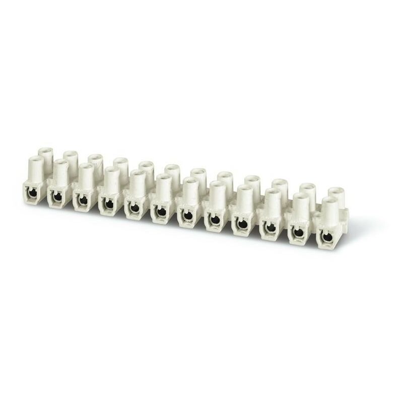 foto del prodotto morsettiera t85 10mm 450v bianco sca815.2363b per impianti di distribuzione
