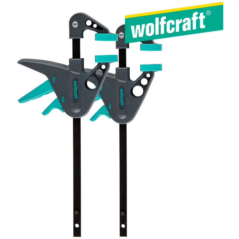 foto del prodotto morsetto a una mano 2 ehz 40 110 lungo 40 mm 3455100 wolfcraft