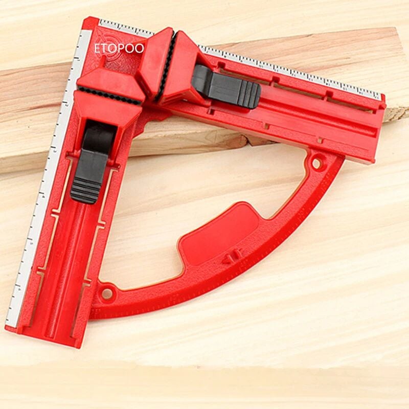 foto del prodotto morsetto ad angolo regolabile a 90 gradi morsetto ad angolo retto morsetto ad angolo in plastica morsetto per legno cornice morsetti per carpenteria