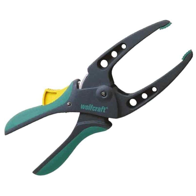 foto del prodotto morsetto appuntito a cricchetto becchi lunghi 70 mm wolfcraft 3634000