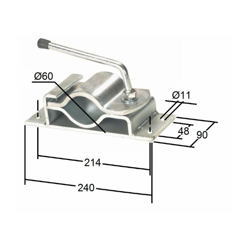foto del prodotto morsetto di fissaggio per servotimone