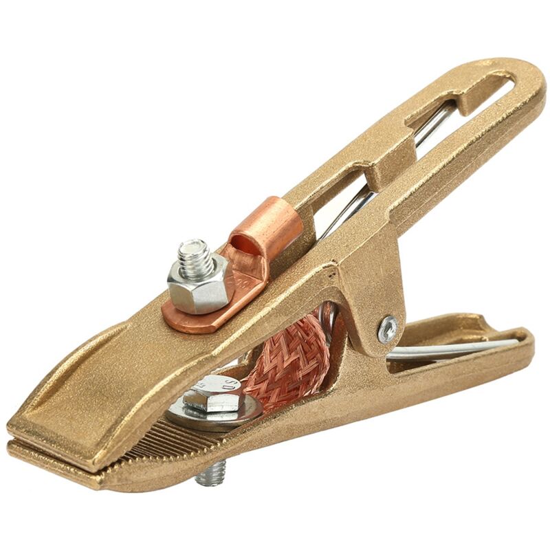 foto del prodotto morsetto di terra per saldatura a terra a forma di materiale in ottone 260 300 500a per macchina 500a eosnow