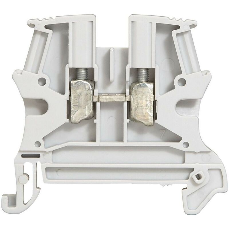 foto del prodotto morsetto legrand 4mmq attacco din colore grigio 037161