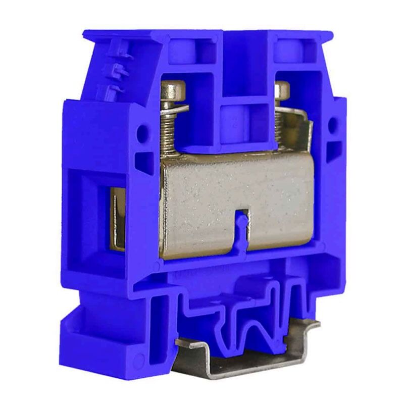 foto del prodotto morsetto passante cabur 50mm colore blu cbx72