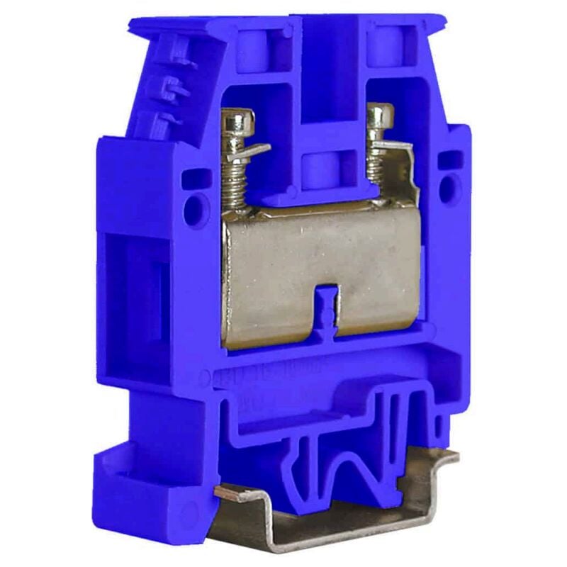 foto del prodotto morsetto passante standard cabur 16mmq blu cbx52