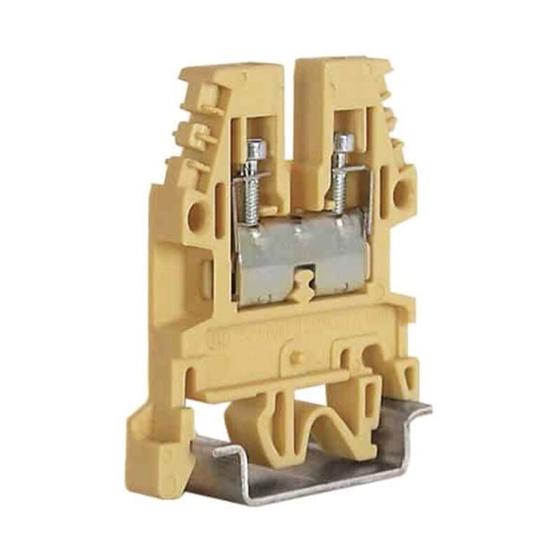 foto del prodotto morsetto passante standard cabur 6mmq beige cb340