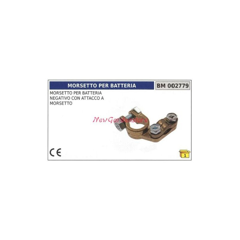 foto del prodotto morsetto per batteria negativo con attacco a morsetto 002779