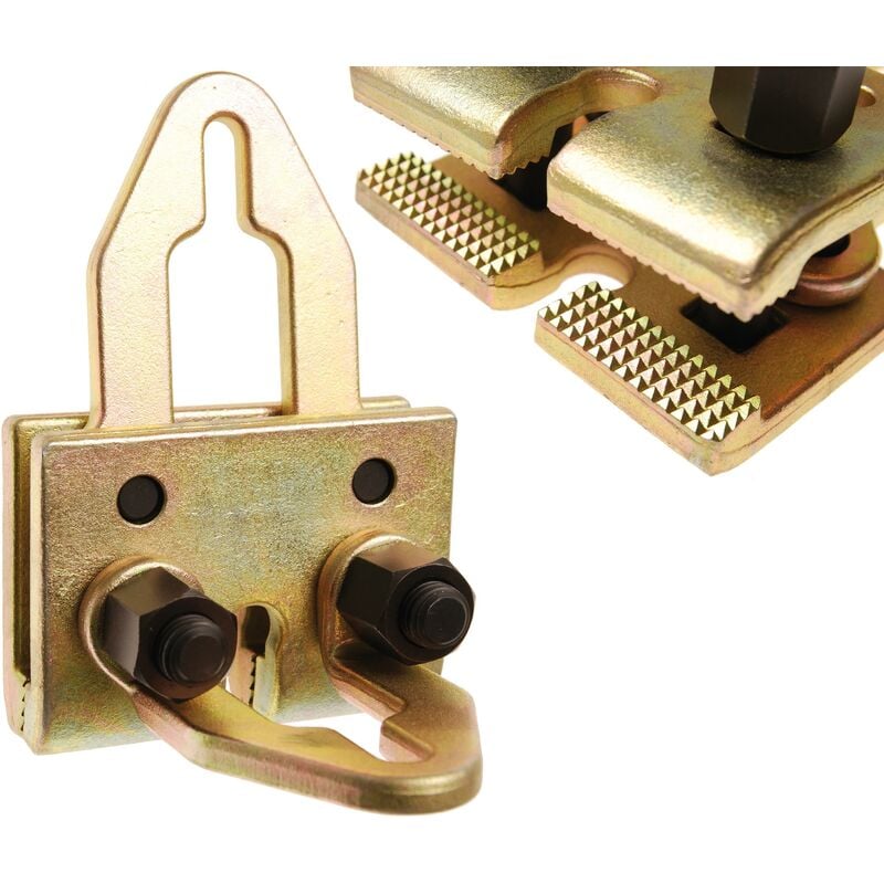 foto del prodotto morsetto per centraggio carrozzeria 120 mm due direzioni di trazione max. 5 t, lateralmente 3 t
