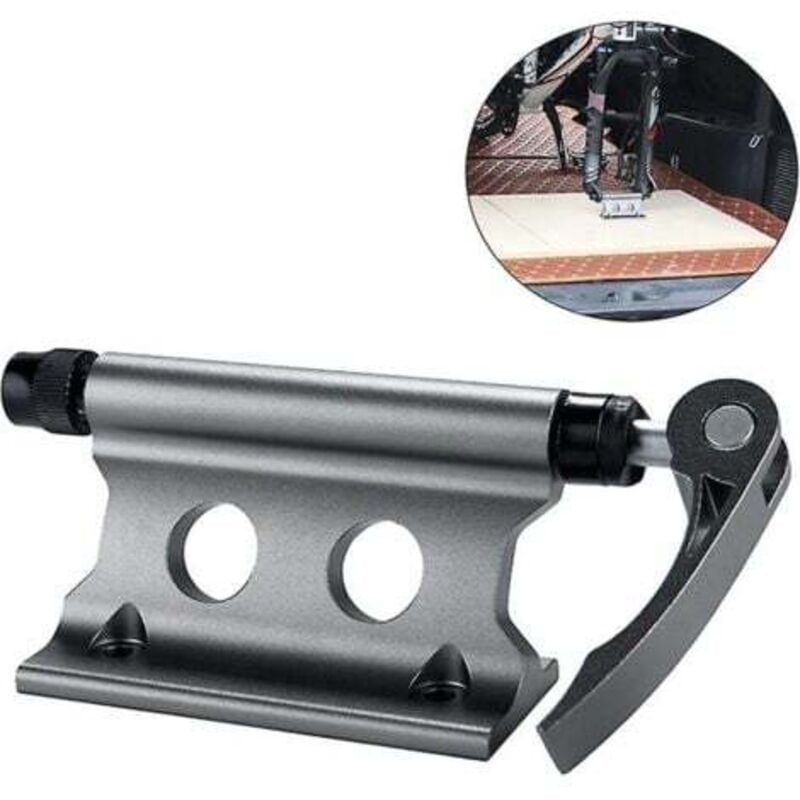 foto del prodotto morsetto per forcella per bicicletta supporto per ruota anteriore per bici mtb sgancio rapido prodotti da viaggio per esterni