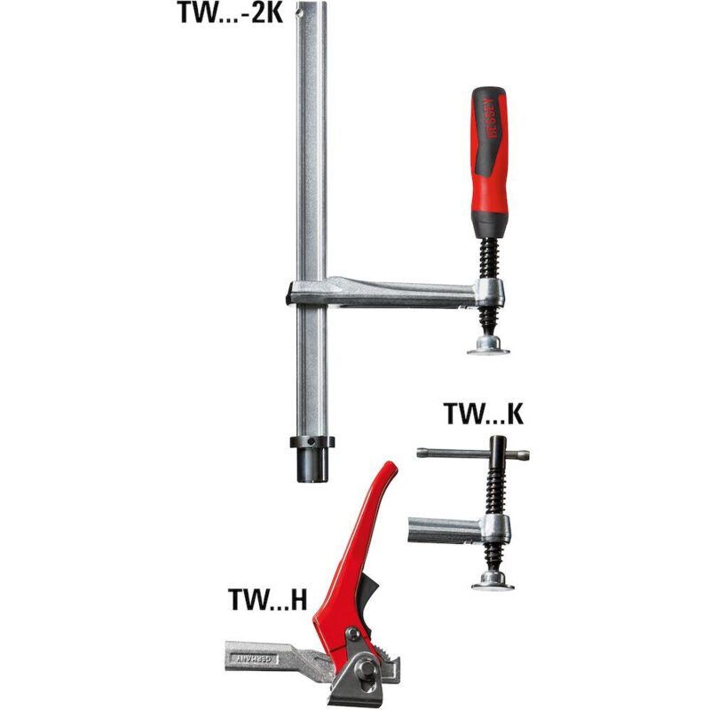 foto del prodotto morsetto per lavori di saldatura tw16 2k bessey tw16 20 10 2k apertura max. 200 mm