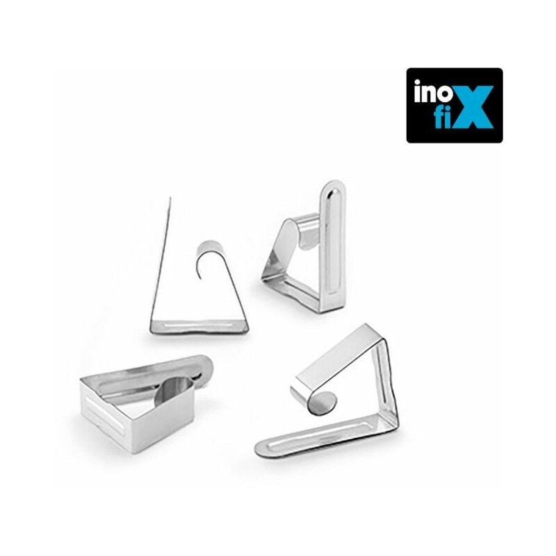foto del prodotto morsetto per tovaglie in metallo 1194 1 000 blister 4 unit inofix