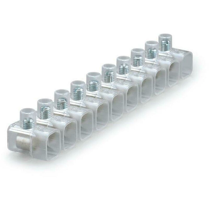 foto del prodotto morsetto stecca 4mm trasparente per giunzioni e derivazioni 812.375 scame