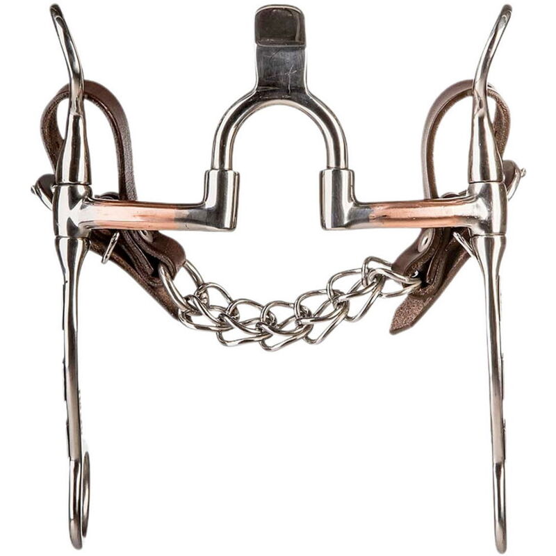 foto del prodotto morso correctional bf con barre in rame e aste medie incise 11 mm 13 cm