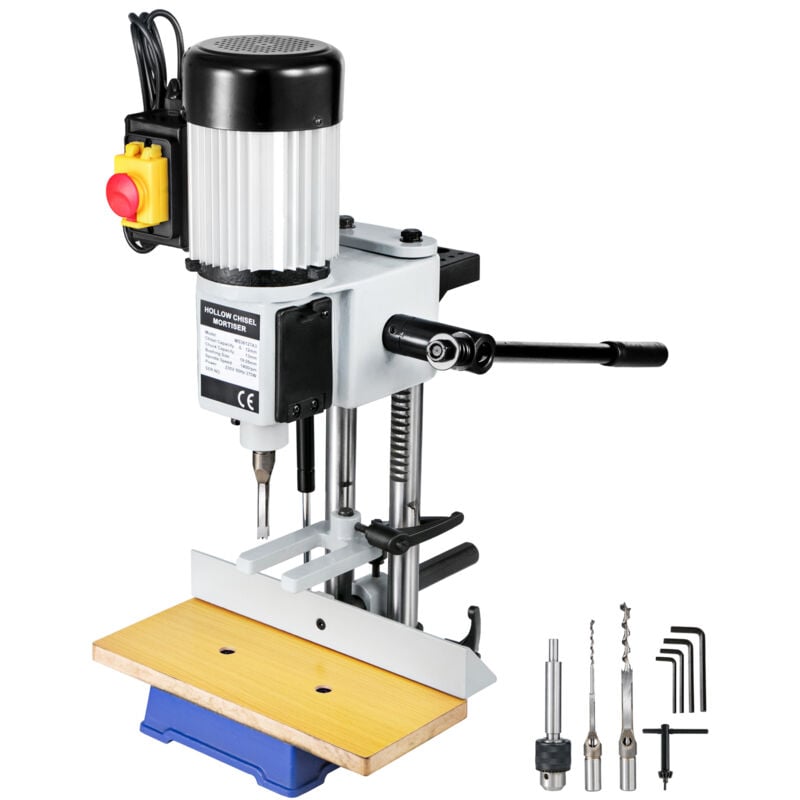 foto del prodotto mortasatrice da banco 1 2 hp 1400 rpm trapano a colonna da banco capacit mandrino 13 mm mortasatrice da banco peso 60 libbre per il taglio di