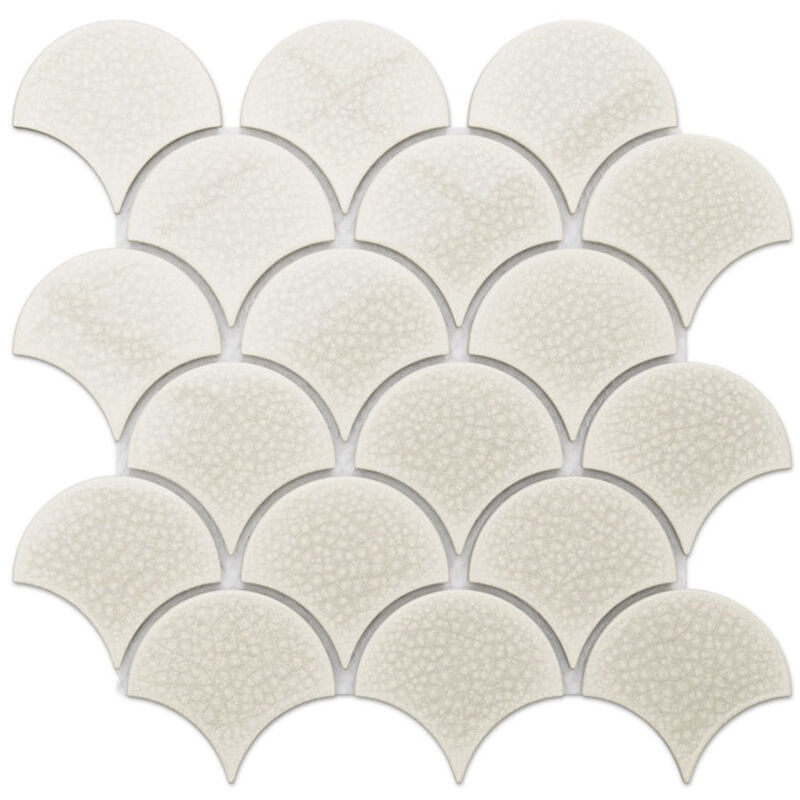 foto del prodotto mosaico in ceramica su rete per bagno o cucina 29cm x 28.5cm sandman