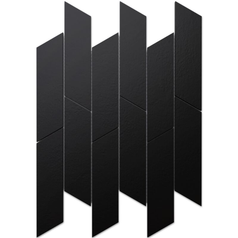 foto del prodotto mosaico in gres su rete per bagno o cucina 25.3 cm x 28.6 cm - pahoehoe lava