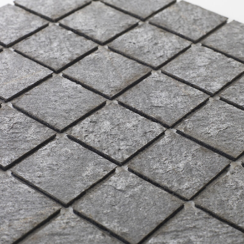 foto del prodotto mosaico in pietra naturale 100 x 50 cm piastrella 5 x 5 cm roccia marina
