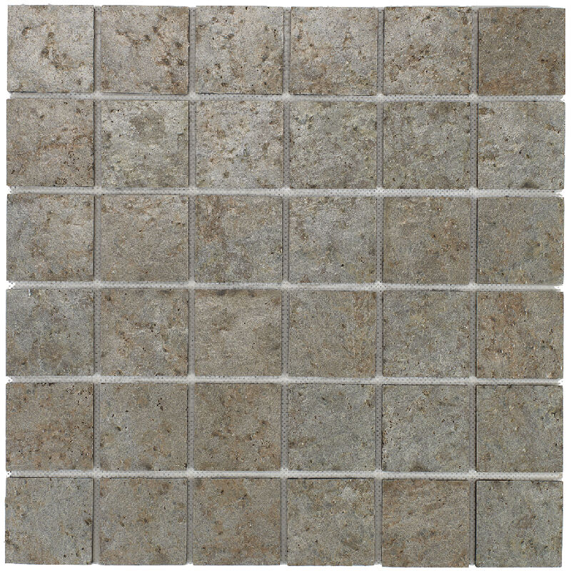 foto del prodotto mosaico in pietra naturale 30 x 30 xm piastrella 5 x 5 cm rame
