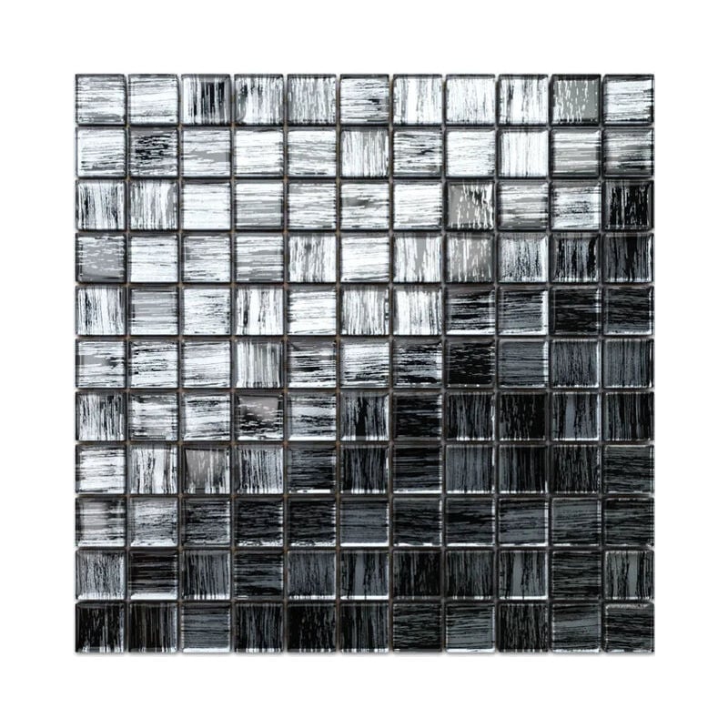 foto del prodotto mosaico in vetro su rete per bagno e cucina 30cm x 30cm clipped jeans