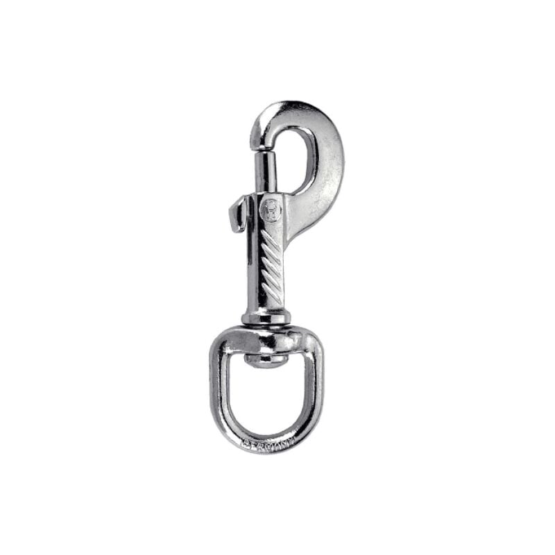 foto del prodotto moschettone con occhiolo girevole masidef 78mm max 12kg - dy270501