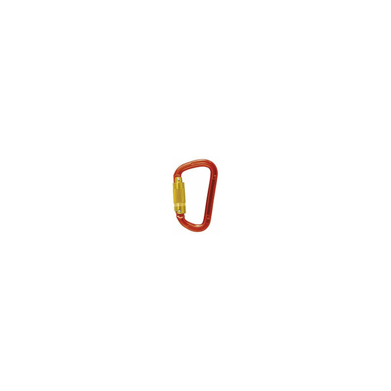 foto del prodotto moschettone in alluminio twist lock en362 rosso ak 9426.