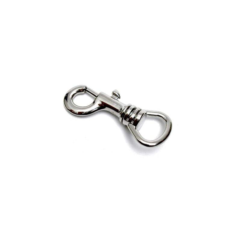 foto del prodotto moschettone portachiave nichelato zama nichelata givolare mm 60