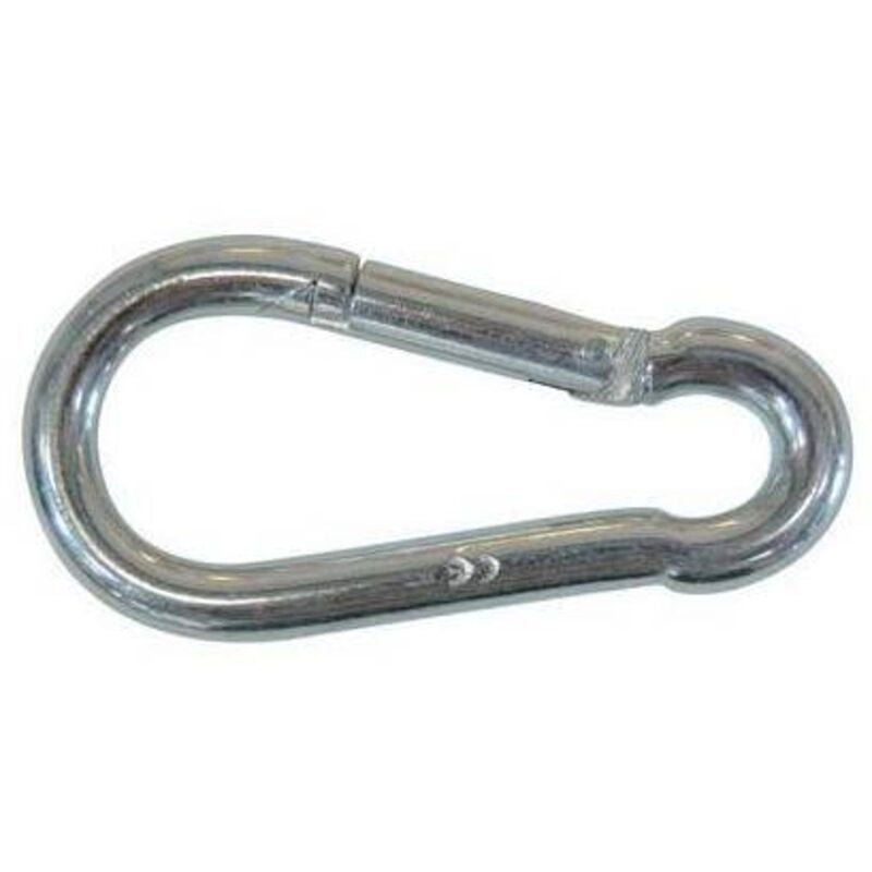 foto del prodotto moschettone sicurezza zincato mm 7 l.mm 70