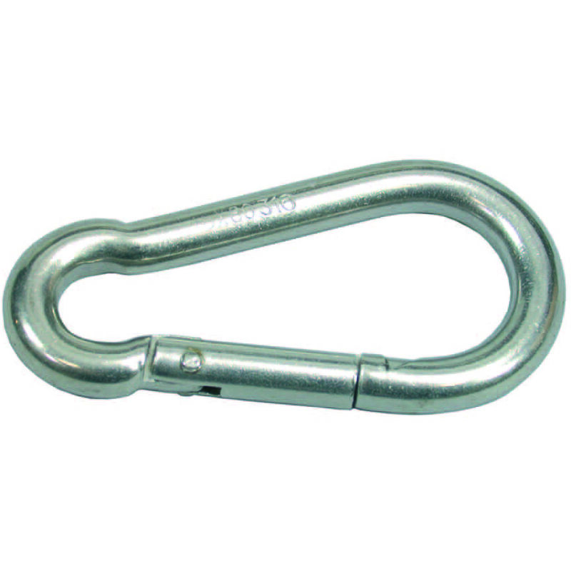 foto del prodotto moschettoni da pompiere in acciaio inox mm.50x5