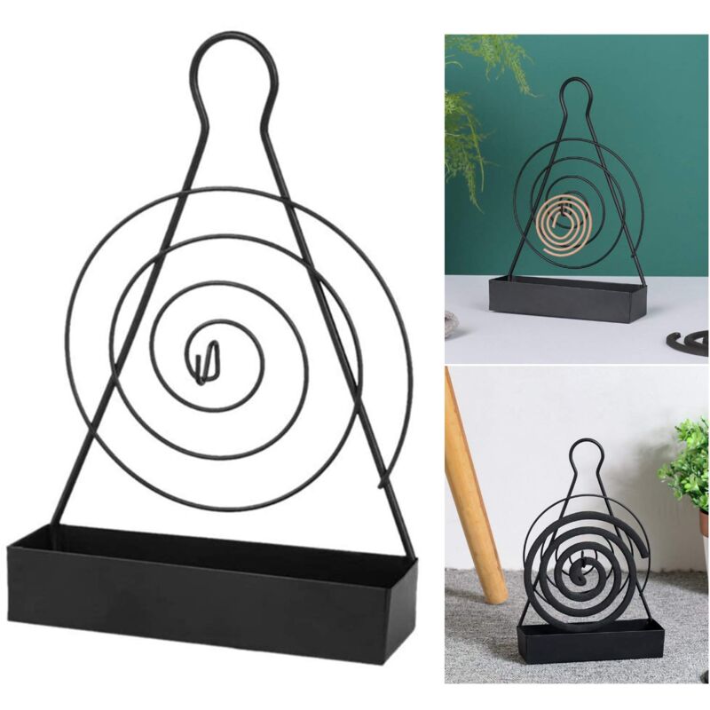 foto del prodotto mosquito incense coil holder mosquito repellent spiral insect coil holder coil holder spiral mosquito room iron mosquito coil frame insect repellent