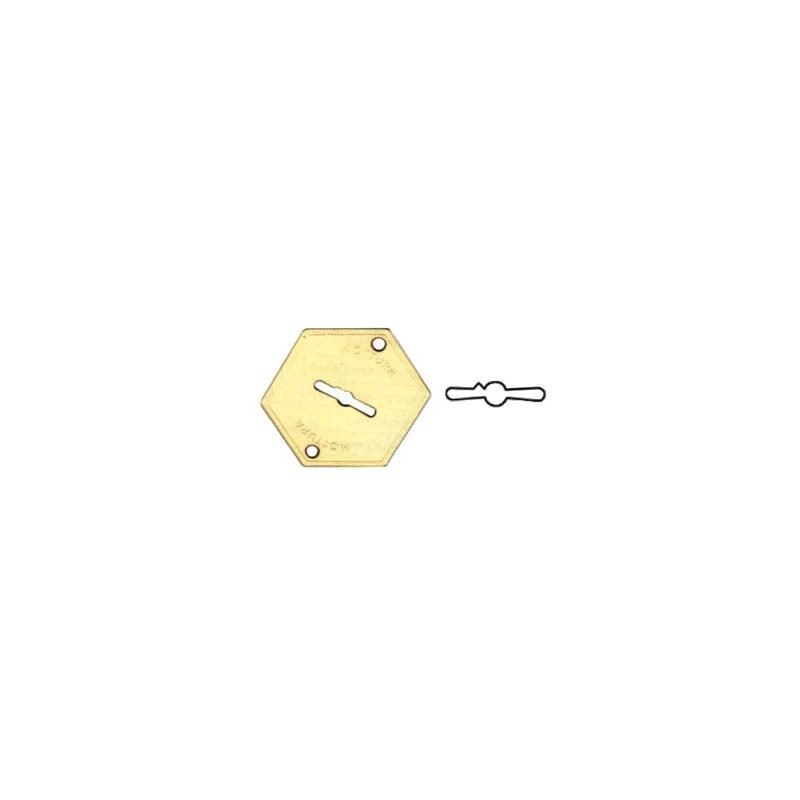foto del prodotto mostrina esterna in ottone 95147 mm.52x64 95147004c1 