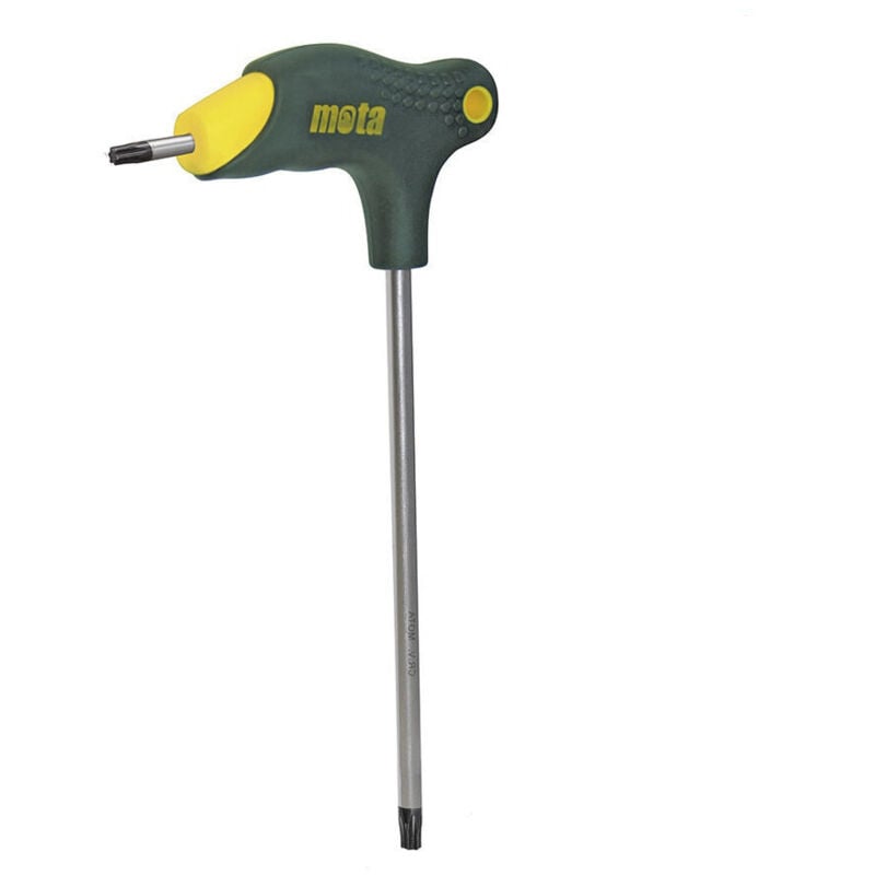 foto del prodotto mota chiave torx t27tic maniglia in t ergonomica 5,5 5,5x125 mmfralatn anticorrosione