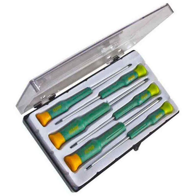 foto del prodotto mota set di cacciaviti di precisione dmv ph alba plana 2 mm 3 2,5 mm 1,5 mm 6 pezzi
