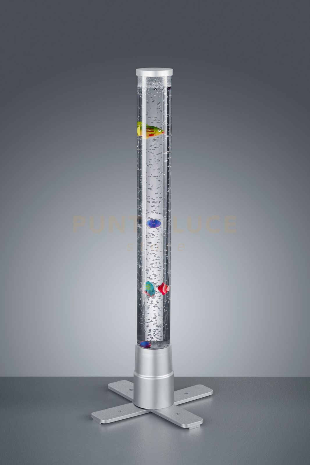 foto del prodotto motion lampada da tavolo con pesciolini con effetto galleggiamento e cambio colore rgb h.60cm led 2,4w 1x 5lm, 3000k