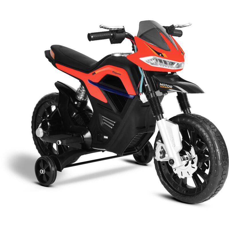 foto del prodotto moto elettrica 6v musica luci faster playkin
