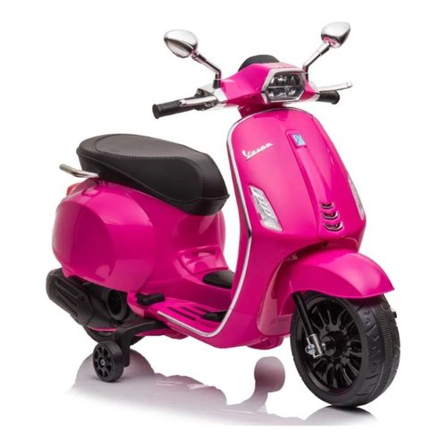 foto del prodotto moto elettrica biemme by bcs 1049 rs vespa piaggio 12v rosa