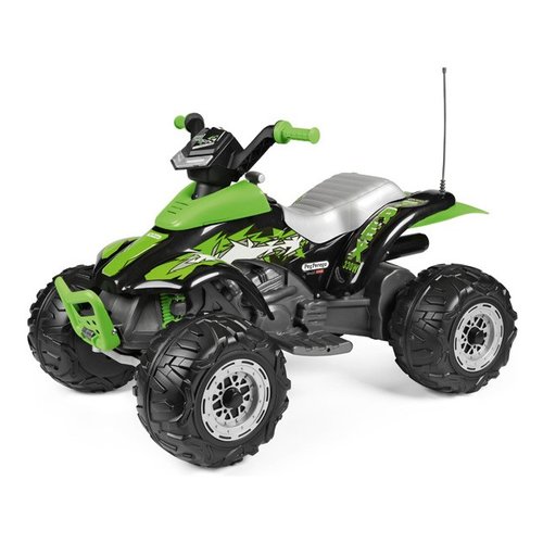 foto del prodotto moto elettrica peg perego igor01000 corral t rex 330w verde e nero