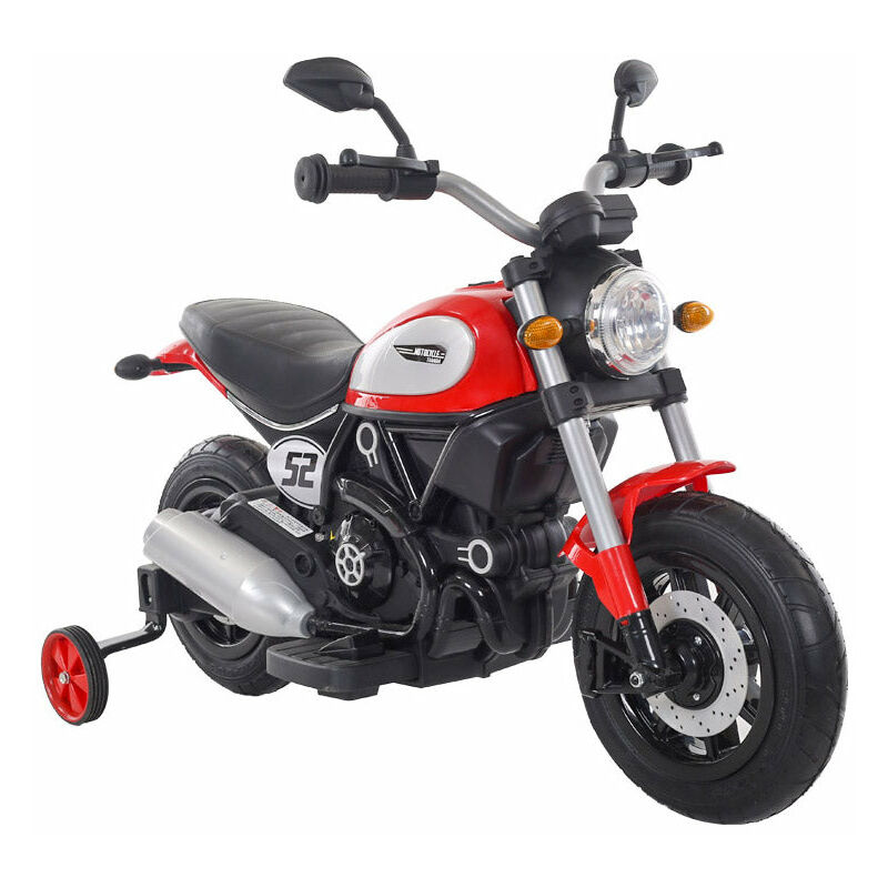 foto del prodotto moto elettrica per bambini 6v spider rossa