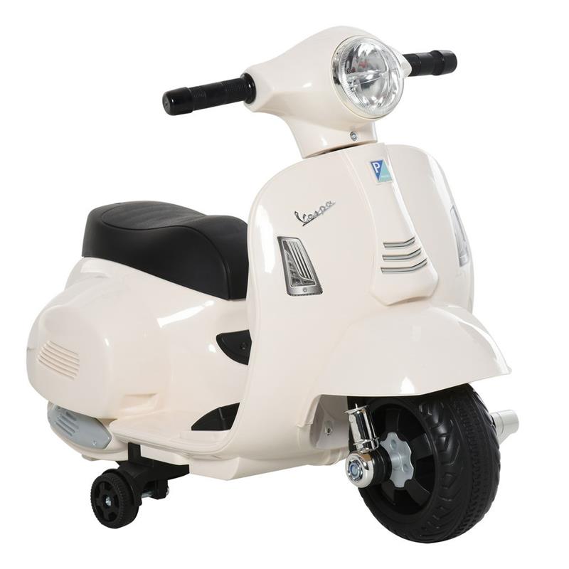 foto del prodotto moto elettrica vespa per bambini 18 36 mesi bianca